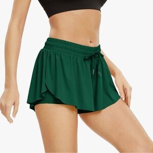 Green Athletic Shorts